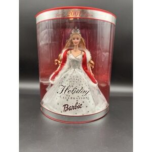 Mattel Holiday Celebration 2001 Barbie Doll - 50304